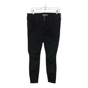 Torrid Women's 12S 12 Petite Jegging Jeans Faded Black Stretchy Five Pocket